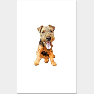 Welsh Terrier Puppy Dog Posters and Art